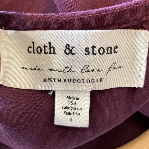 Cloth & Stone by Anthropology Bell Sleeve Open Back Mini size Small - Picture 10 of 14